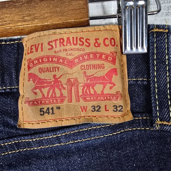Levi's 541 Blue Jeans 32X32 Straight Leg Denim - Picture 7 of 9